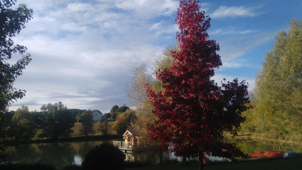 ホテルCabanes Flottantes Du Lac De Pelisse Douzains エクステリア 写真